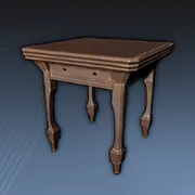 オーク材のエレガントテーブル