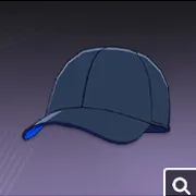 地模様入り野球帽・頭飾り