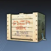 古い波止場の木箱