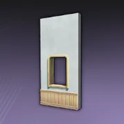 窓付き仕切り壁