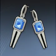 月光ジルコンの耳飾り（魔法）