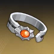 【匠】無常の緋石の腕輪-左