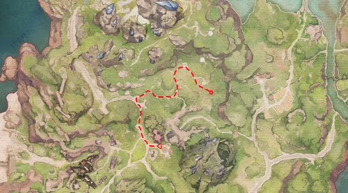 山賊キャンプの巡回の画像