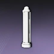 白壁の柱（太）