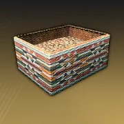 カラフルな模様の収納