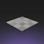 全室・混合色の四角いタイルの床・その2