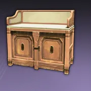 風流な木製カウンター