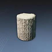 細い切り株のスツール