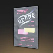 カラフルな標識