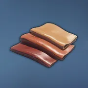 滑らかなハードレザー