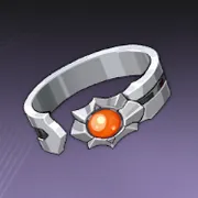 無常の緋石の腕輪-右