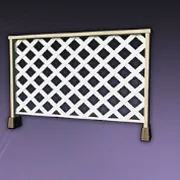 風流な木製格子衝立