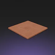 全室・優雅な四角いレンガ