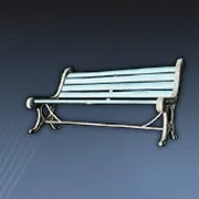 ブルーベイのベンチ