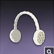 雪の結晶イヤーマフ・頭飾り