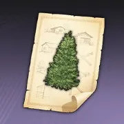 クラフトレシピ：初雪の木