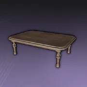 クルミ材のローテーブル