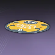 オレンジと黒の回転