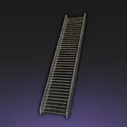 レトロな長いはしご