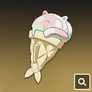 ソフトクリーム・唇飾り