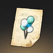 家具レシピ：賑やかな風船