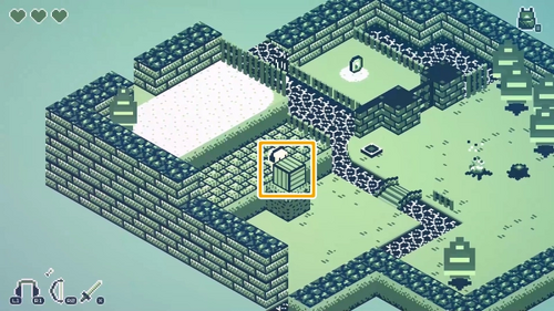 ボタン長押しで箱と自分を高台にあげる