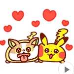 動く！カナヘイ×ポケモンゆるっとスタンプ