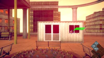 うさりんぱマンステッカーの画像