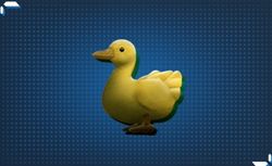 アヒルのぬいぐるみ