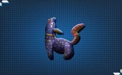 動物の木彫り人形