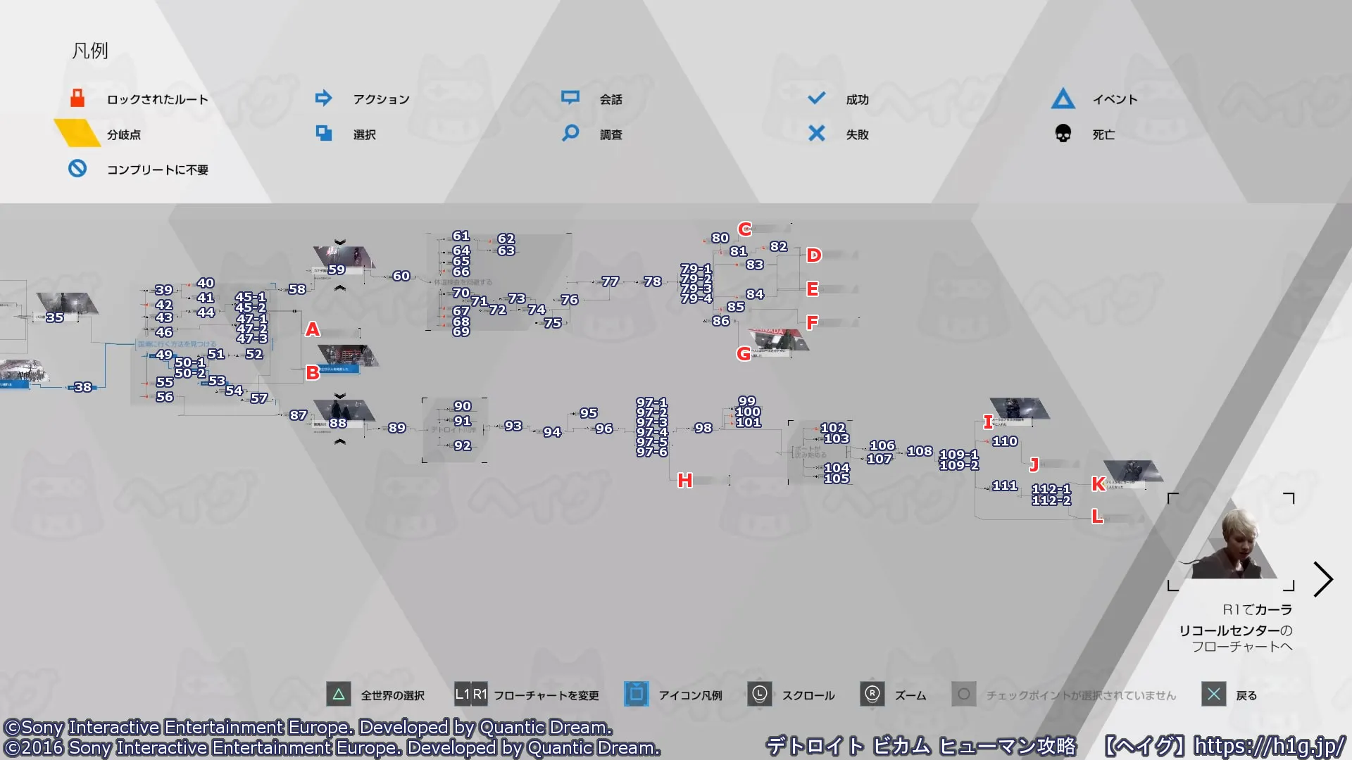 運命の分かれ道 - カーラ 旅立ち/旅立ち2-フローチャート.webp