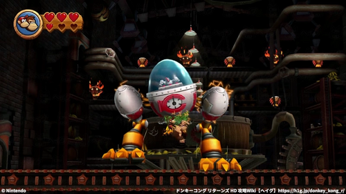 ドクターチキンの攻略法：胴体を叩く