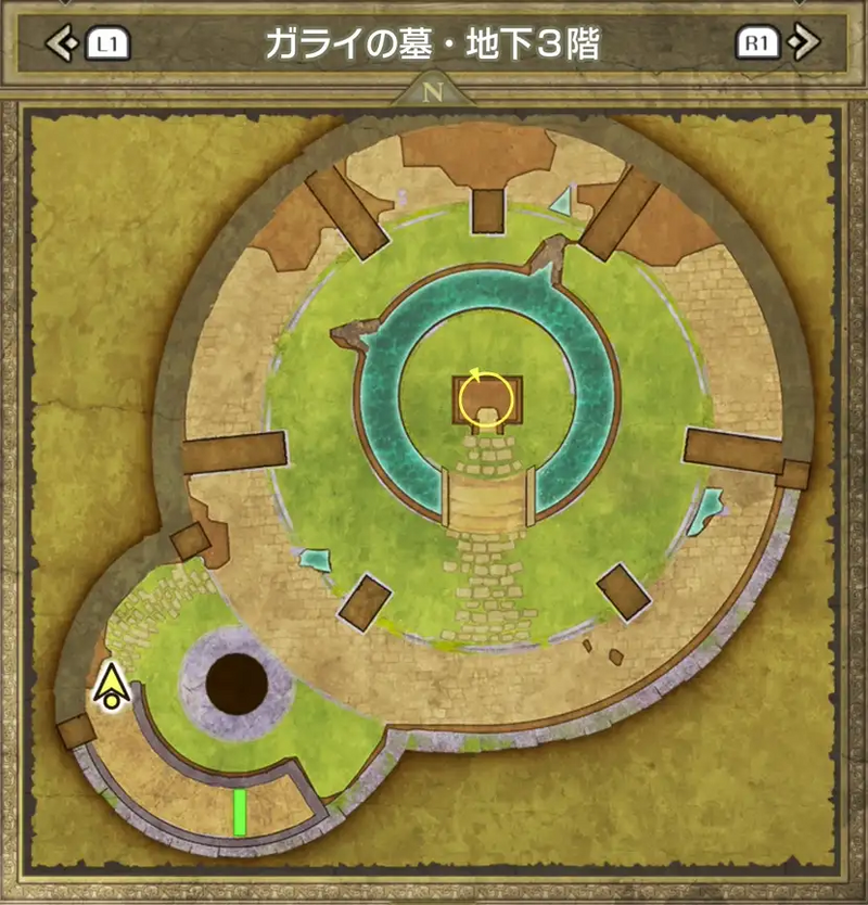 ガライの墓・地下3階