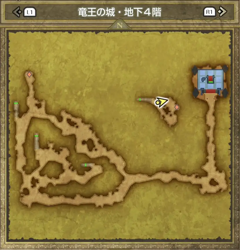 竜王の城・地下4階