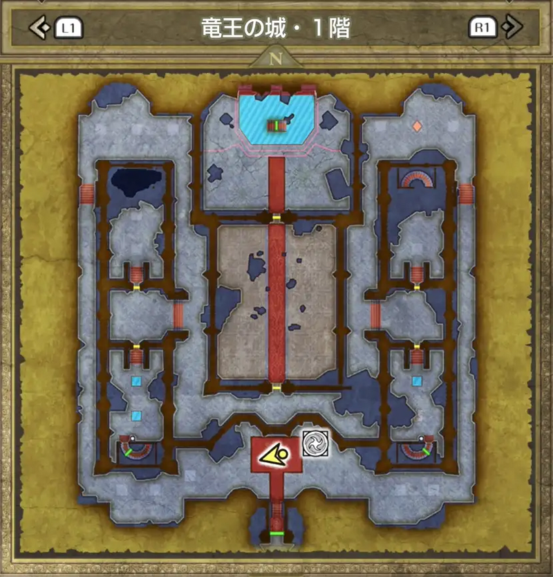 竜王の城・1階