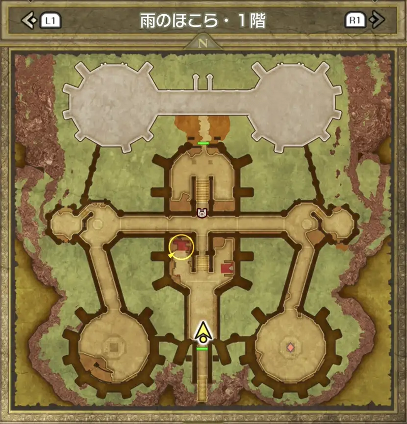 雨のほこら・1階