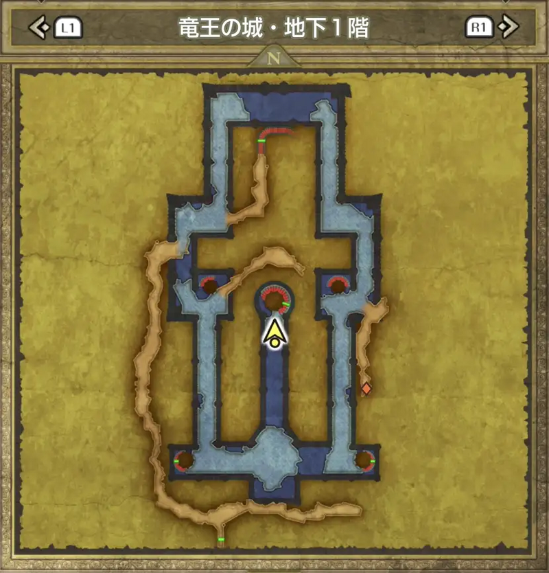 竜王の城・地下1階