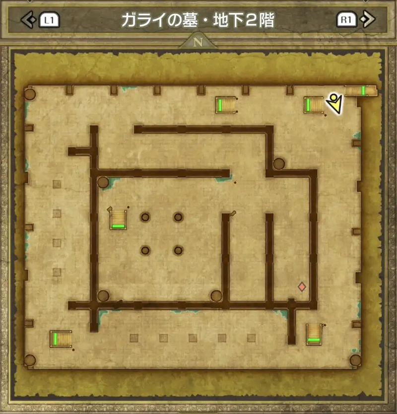 ガライの墓・地下2階