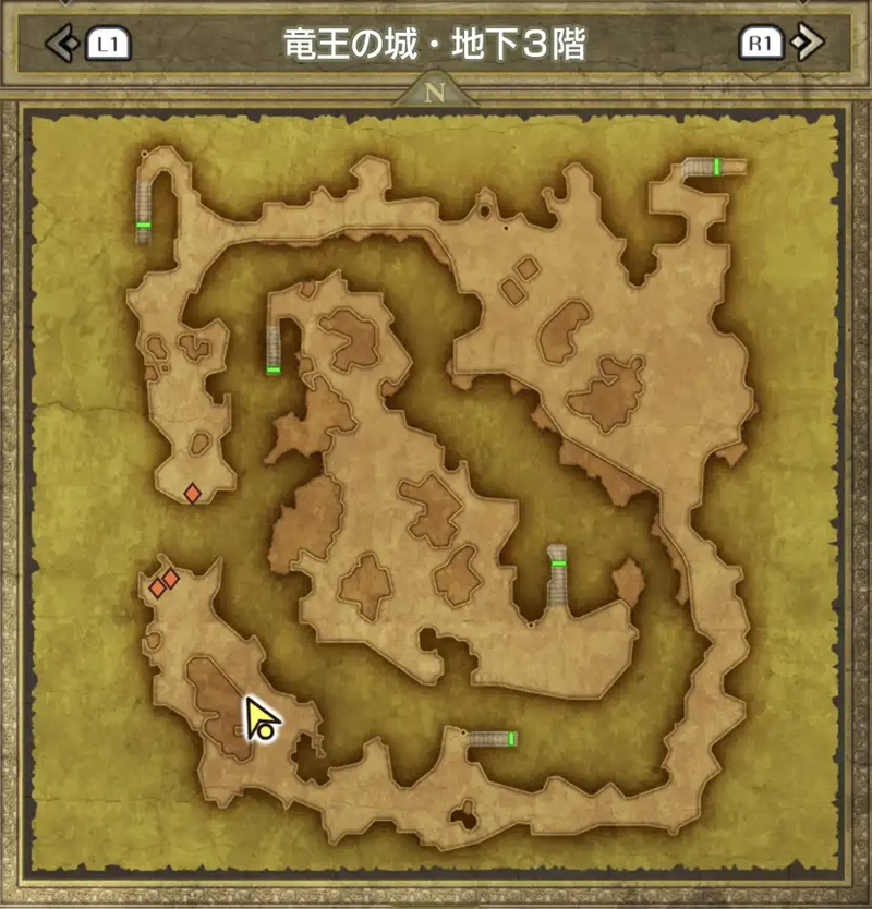 竜王の城・地下3階