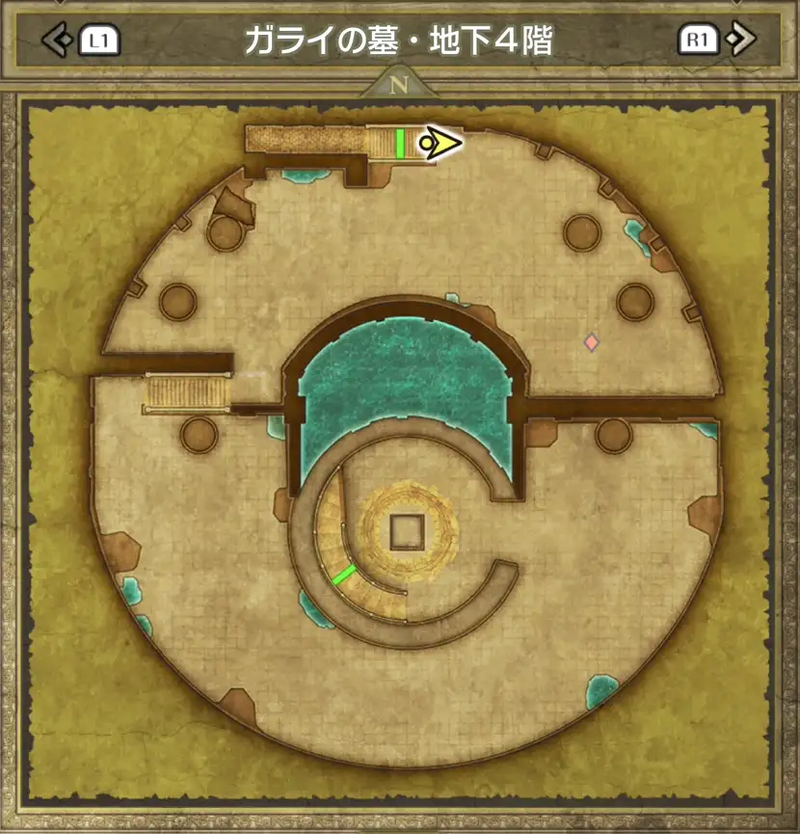 ガライの墓・地下4階