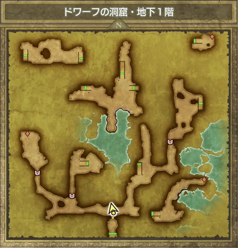 ドワーフの洞窟・地下1階