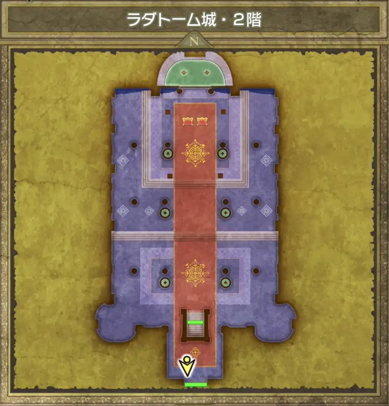 ラダトーム城・2階