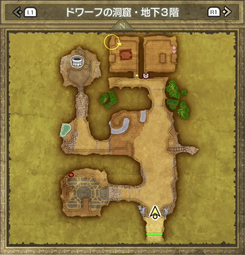 ドワーフの洞窟・地下3階