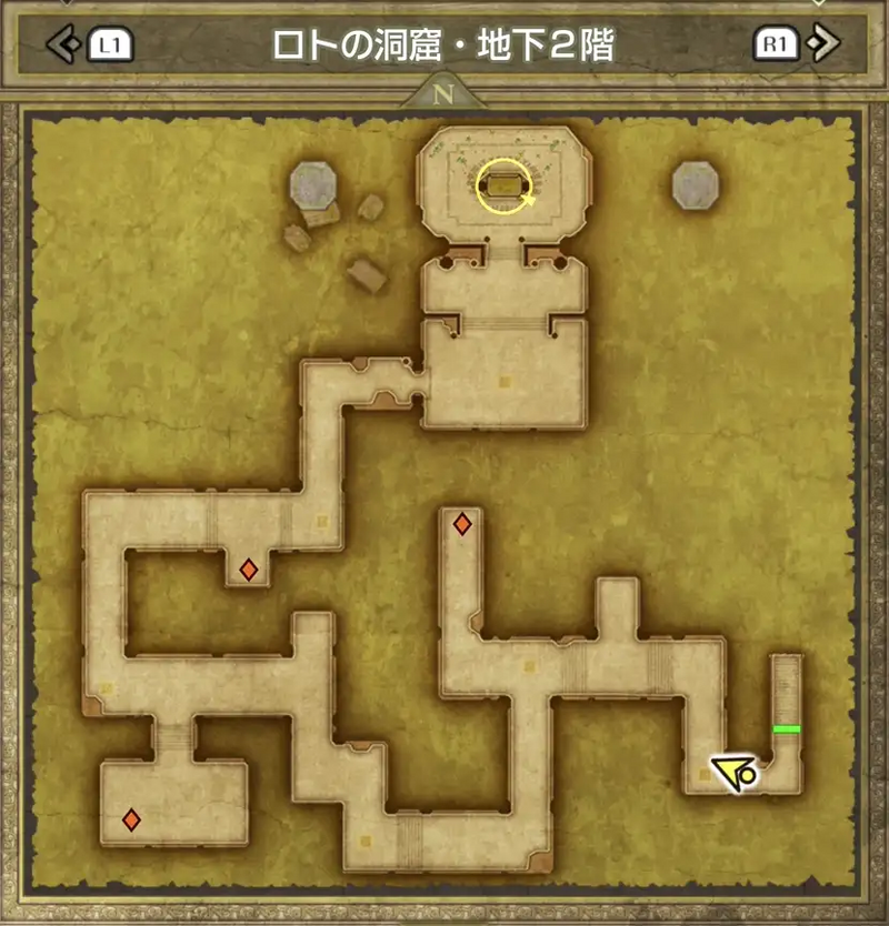 ロトの洞窟・地下2階