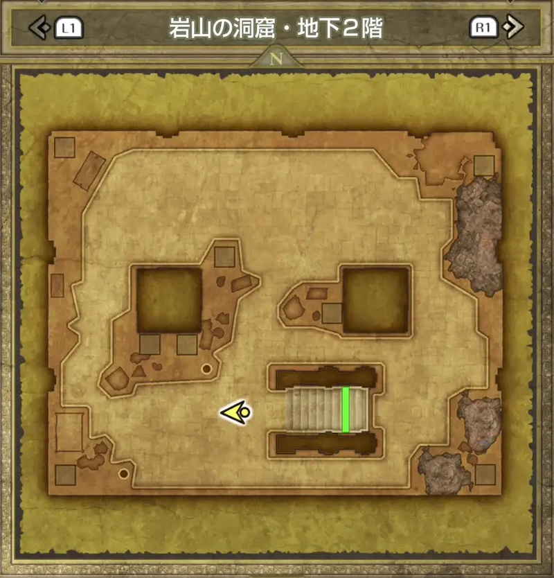 岩山の洞窟・地下2階