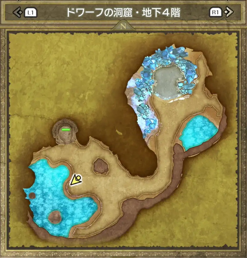 ドワーフの洞窟・地下4階