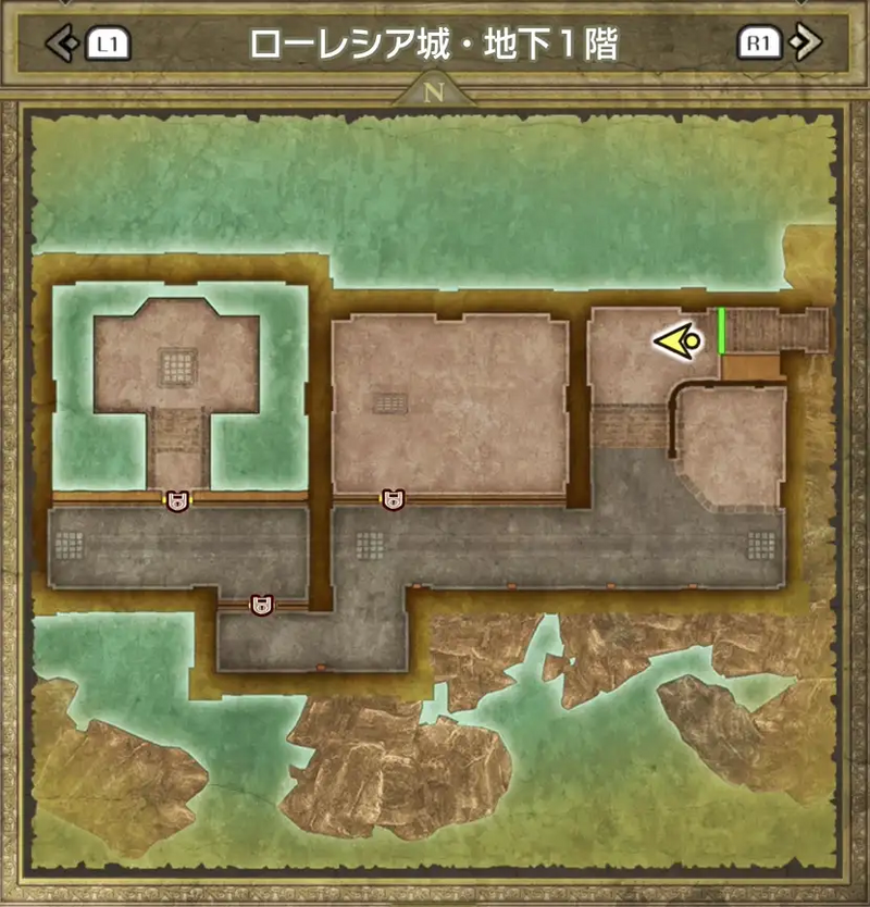 ローレシア城・地下1階