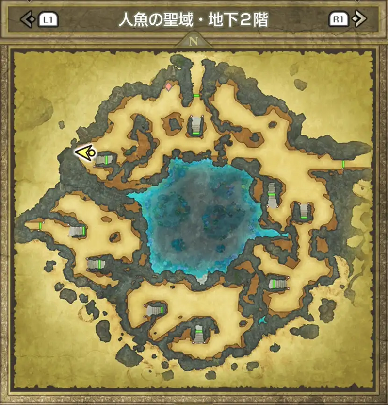 人魚の聖域・地下2階