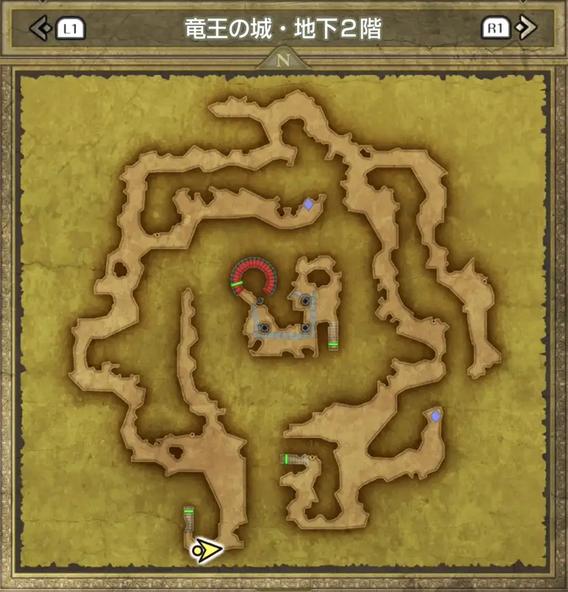 竜王の城・地下2階