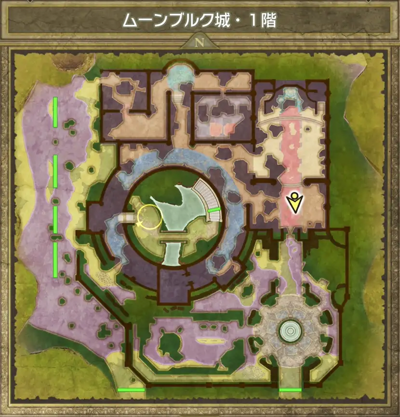 ムーンブルク城・1階